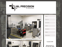 Tablet Screenshot of iandlprecision.com